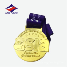 Custom logo Asia corrida match metal medal